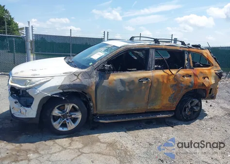 2015 Toyota Highlander Limited V6 z USA, uszkodzony, nr VIN 5TDDKRFH2FS078928